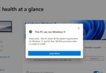 The Windows 11 PC Health Check app is back