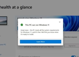 The Windows 11 PC Health Check app is back