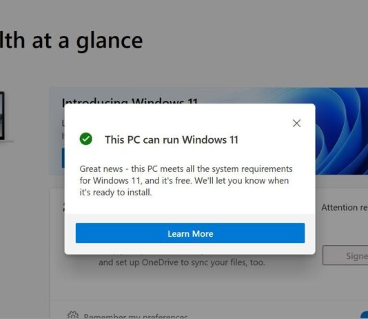 The Windows 11 PC Health Check app is back
